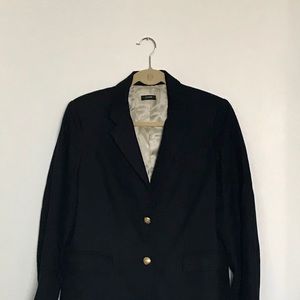 Navy Wool Blazer
